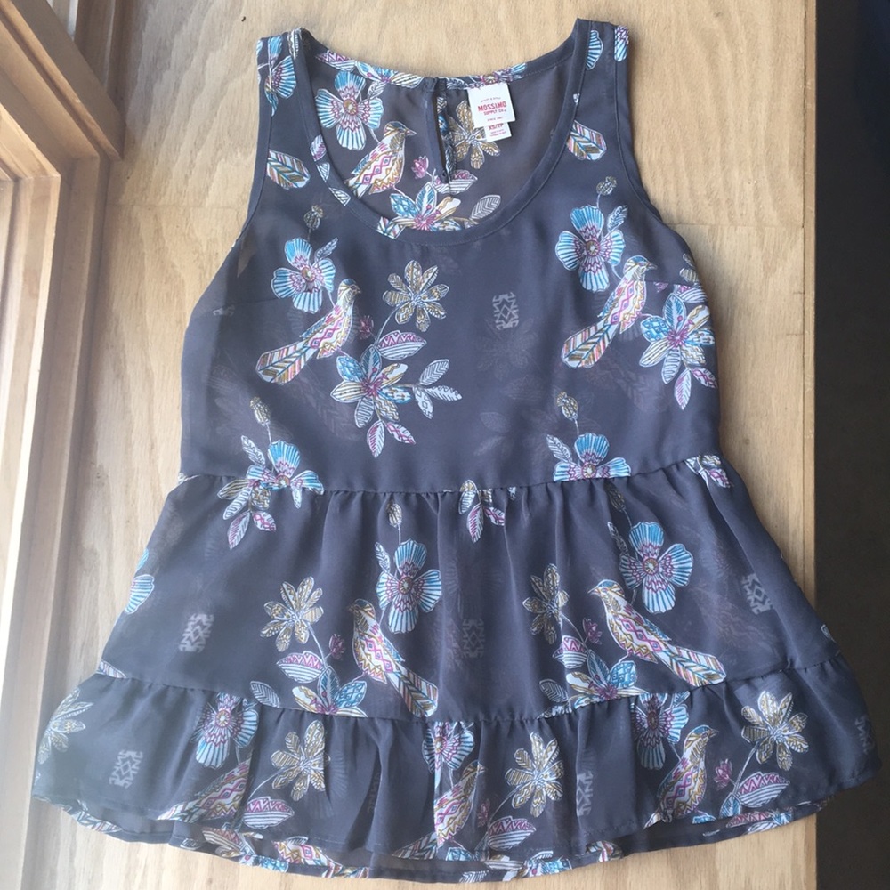 Grey, loose fitting/flowy Mossimo tank